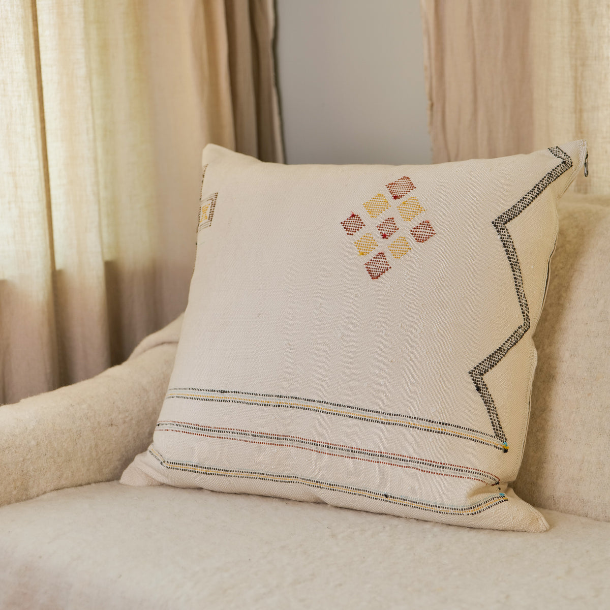 Kilim Pillow - Ivory