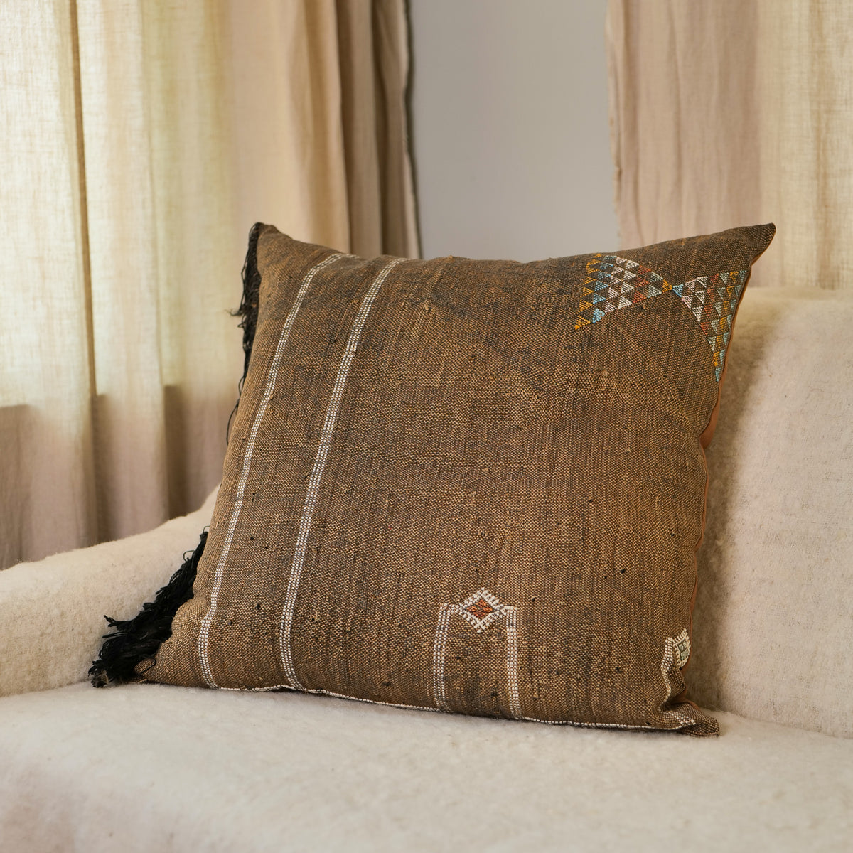 Kilim Pillow - Cognac