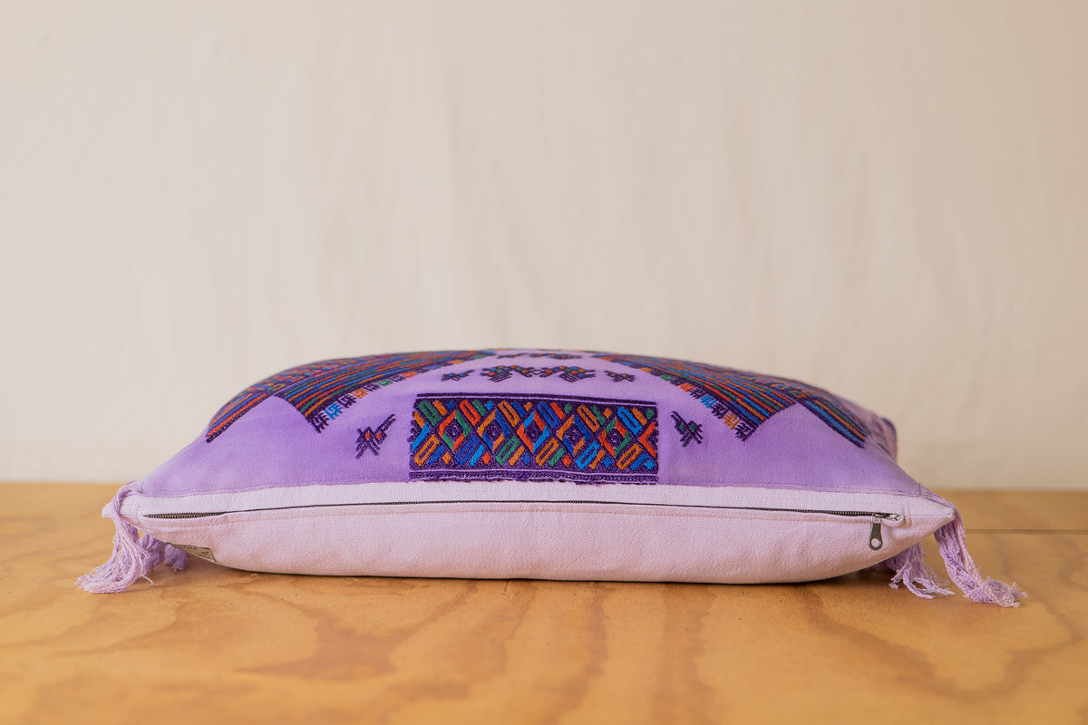 Hand Embroidered Huipiles Pillow- 6/10