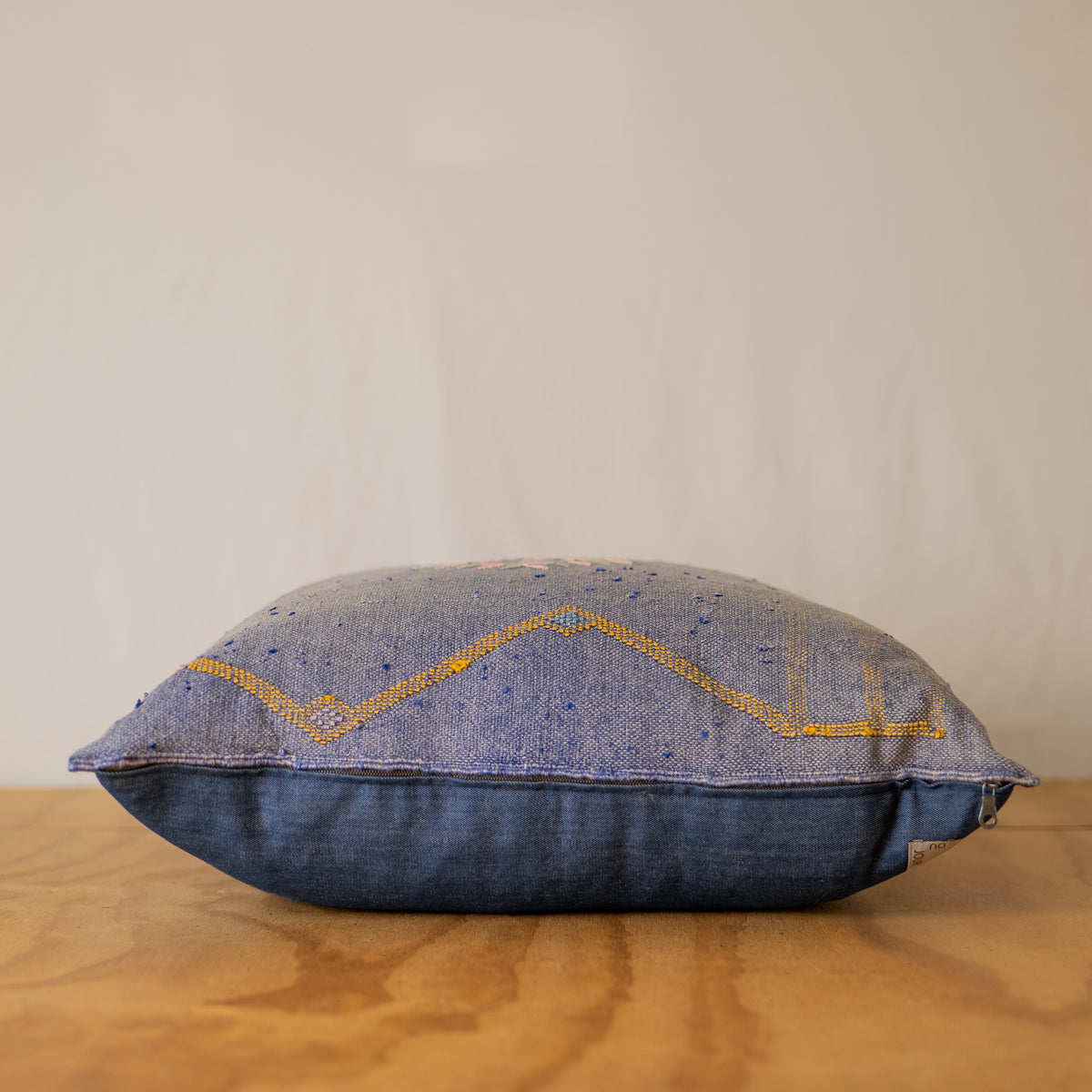 Kilim Pillow - Denim Blue