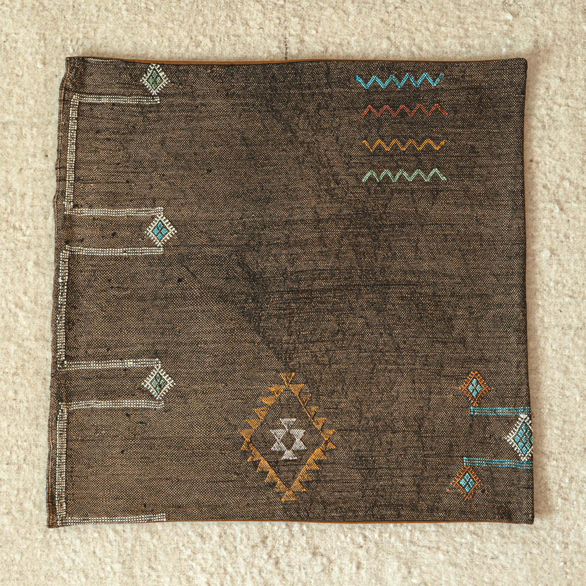 Kilim Pillow - Cognac