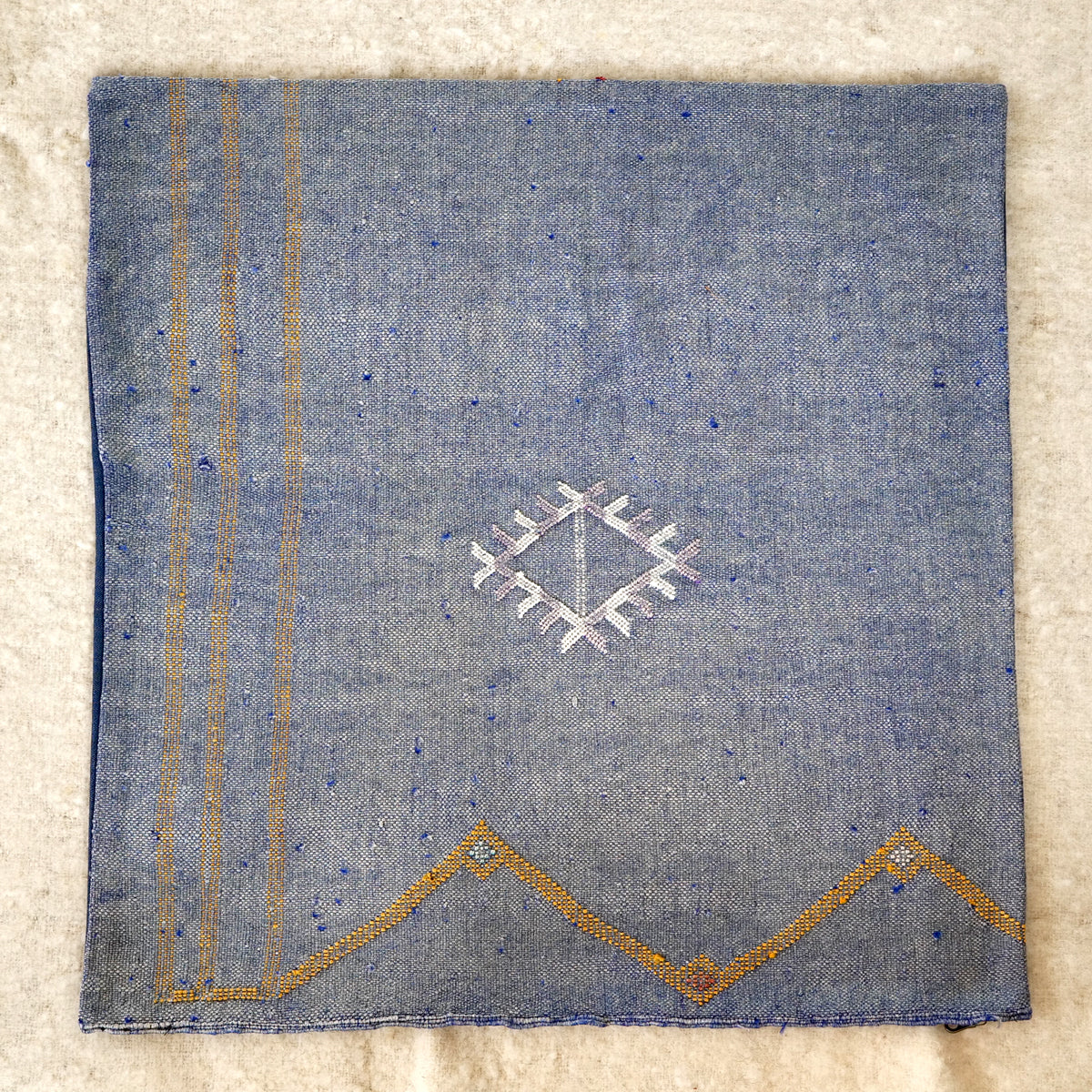 Kilim Pillow - Denim Blue