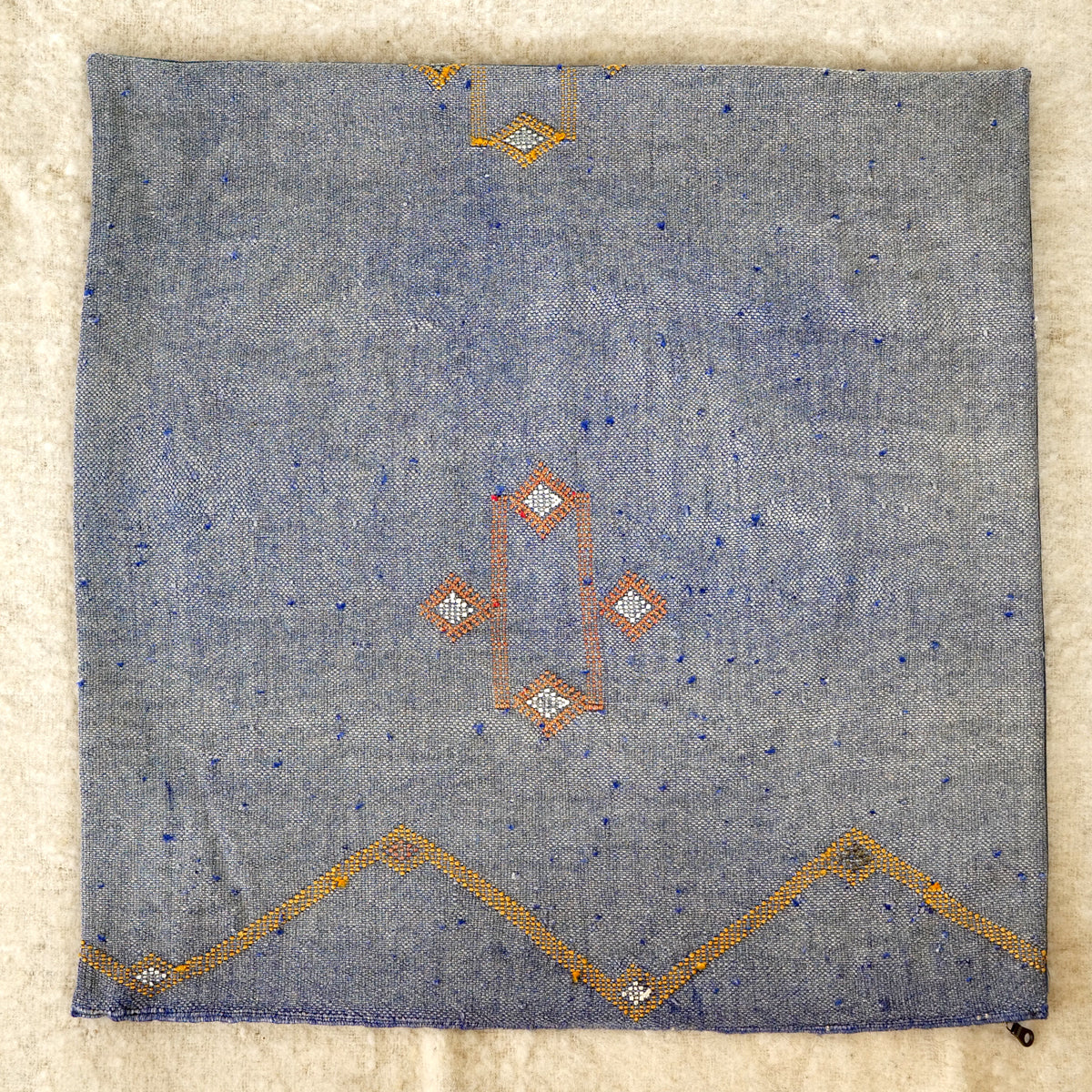 Kilim Pillow - Denim Blue