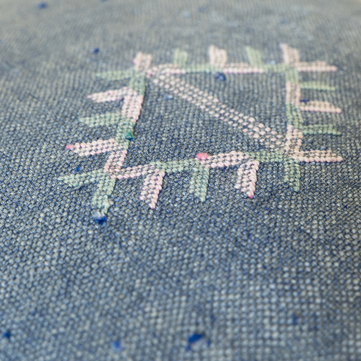 Kilim Pillow - Denim Blue