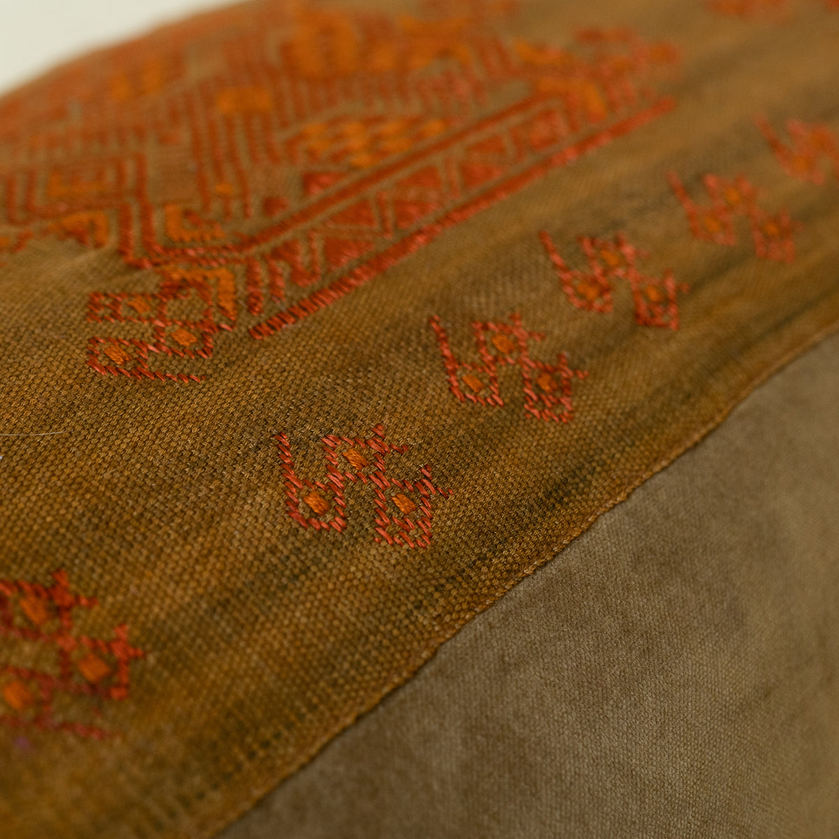 Hand Embroidered Huipiles Pillow- 5/10