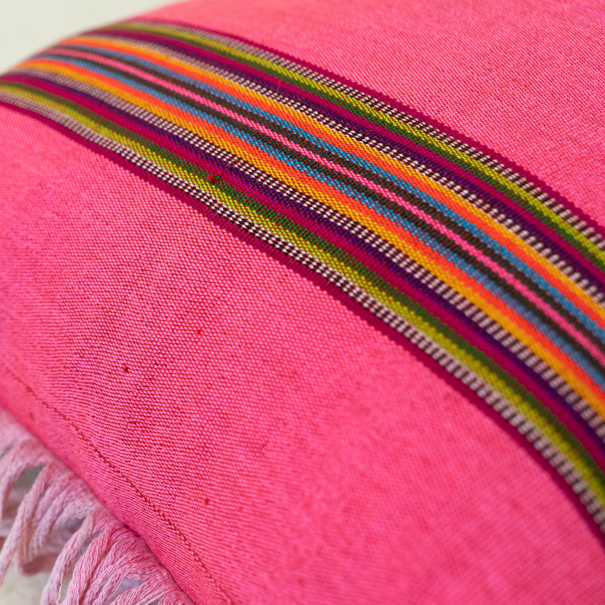 Hand Embroidered Huipiles Pillow- 9/10